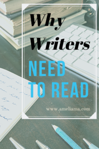 Why writers need to read - to develope better writing practices and support the writing community.