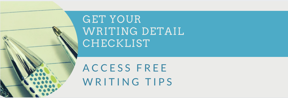 Free detail checklist to improve your writing writing