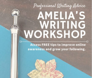 Amelia’s Writing Workshop helps authors improve their brand and online presence to sell more books. 