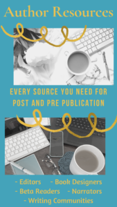 Author resources for writers for pre and post publication success.