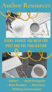 Author resources for writers for pre and post publication success. 